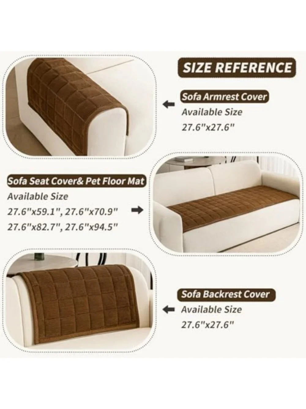 Non-Slip Washable Couch Covers for Dogs | Pet-Friendly Sofa Protector